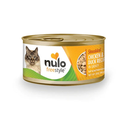Nulo Shredded Chicken and Duck Recipe in Gravy - Alimento Húmedo para Gatos
