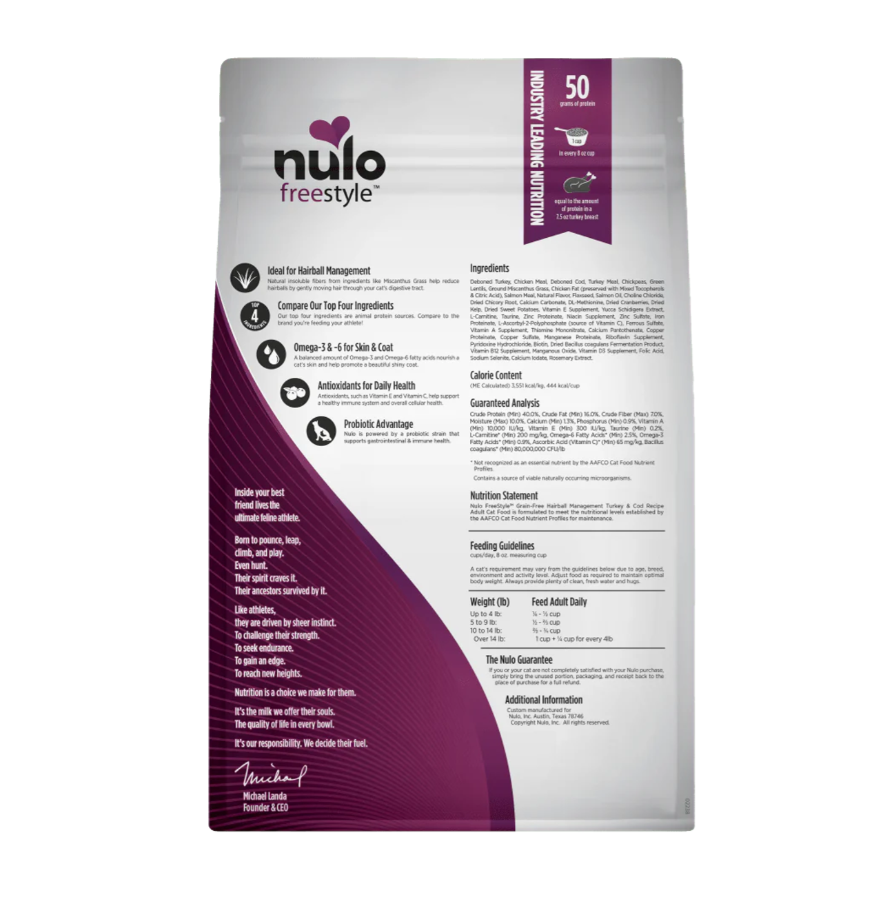 Nulo Grain Free Hairball Management - Alimento para Gatos