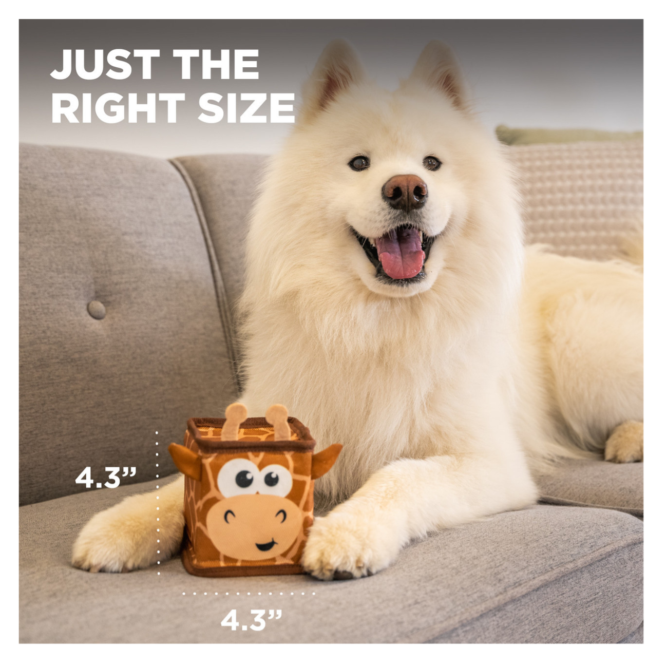 Outward Hound Fire Biterz Cubez Giraffe Small - Juguetes para Perros