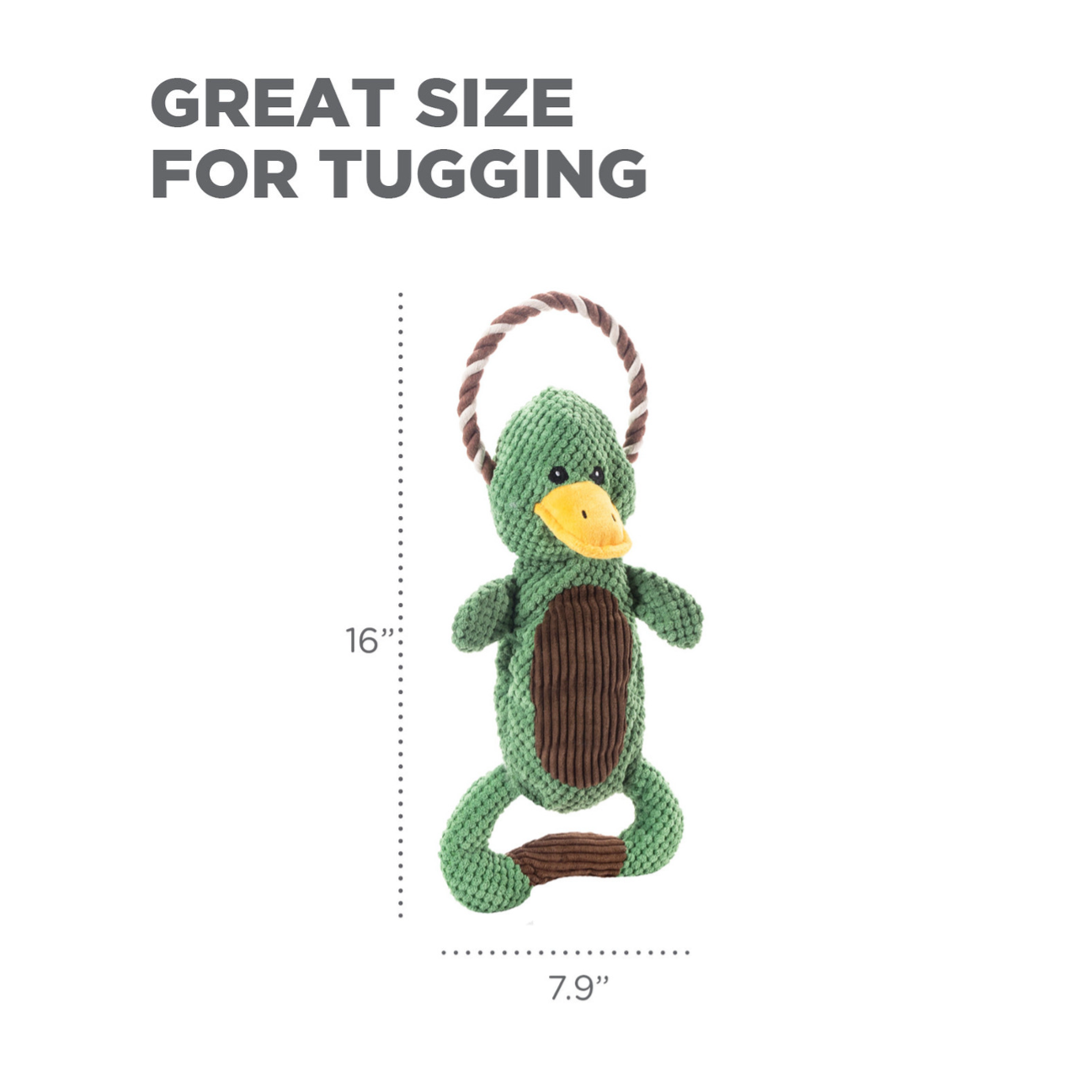 Outward Hound Scrunch Bunch Duck - Juguetes para Perros