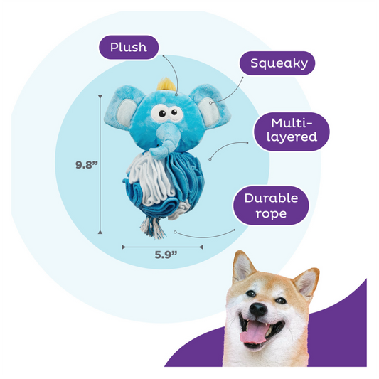 Outward Hound Stuff N' Snuffle Elephant M - Juguetes para Perros