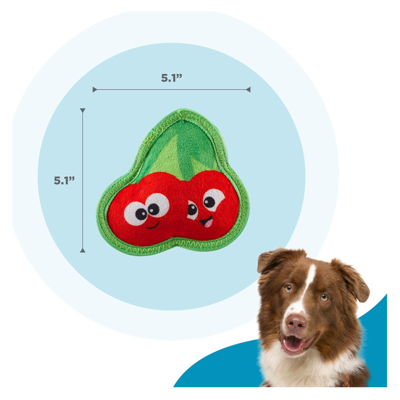 Outward Hound Tough Skinz Cherries S - Juguetes para Perros