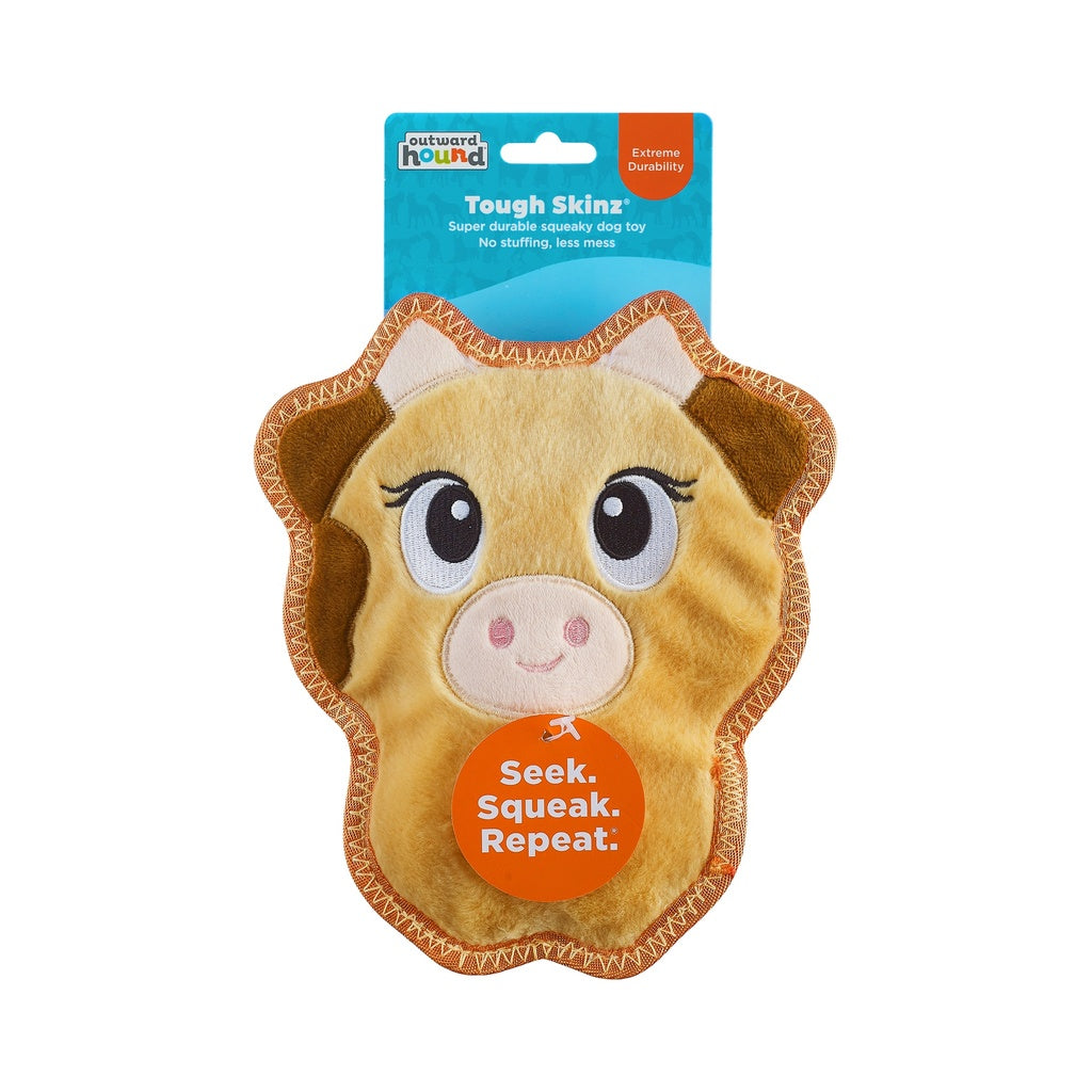 Outward Hound Tough Skinz Cow - Juguetes para Perros