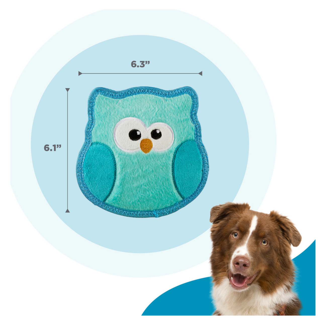 Outward Hound Tough Skinz Owl M - Juguetes para Perros