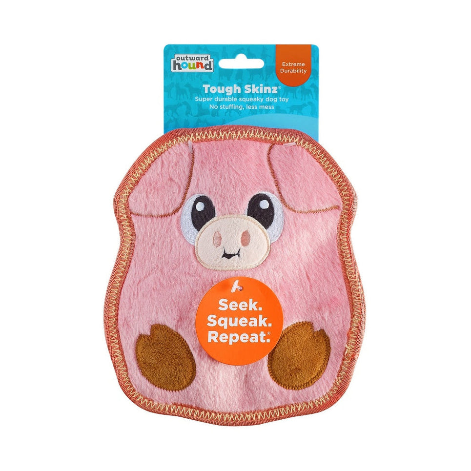 Outward Hound Tough Skinz Pig - Juguetes para Perros