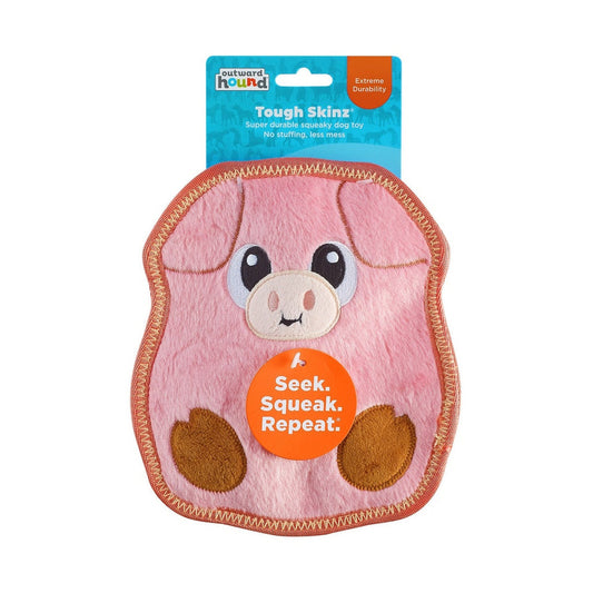 Outward Hound Tough Skinz Pig - Juguetes para Perros