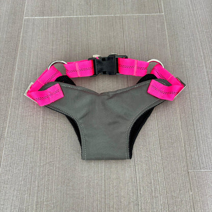 Pechera Street Hook Gris y Fucsia S