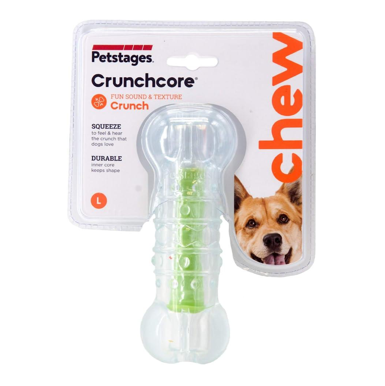 Petstages crunchcore sales bone dog toy