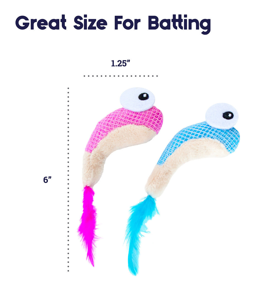 Petstages Dental Shrimpies - Juguetes para Gatos