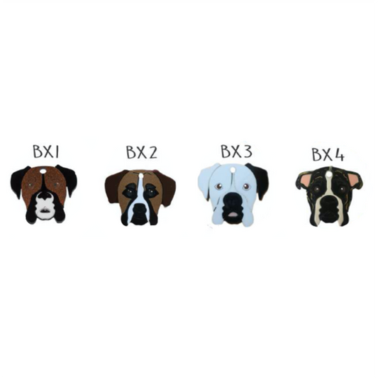 Placa de Identificación Boxer - Placa de Identificación para Perros