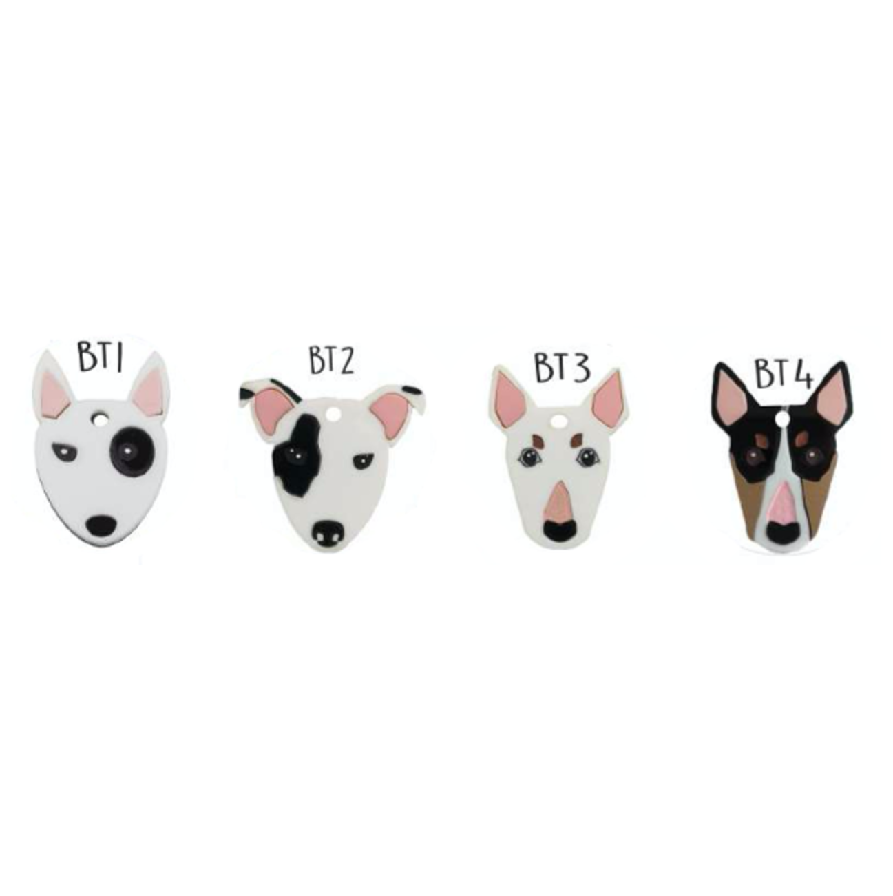 Placa de Identificación Bull Terrier - Placas de Identificación Perros