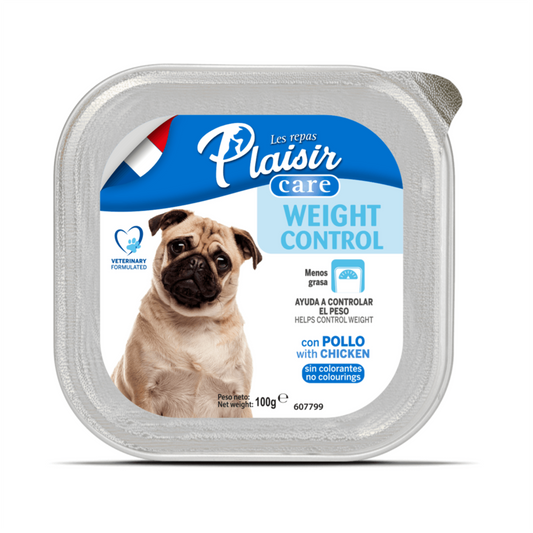 Plaisir Care Paté Perro Weight Control - Alimento Húmedo para Perros