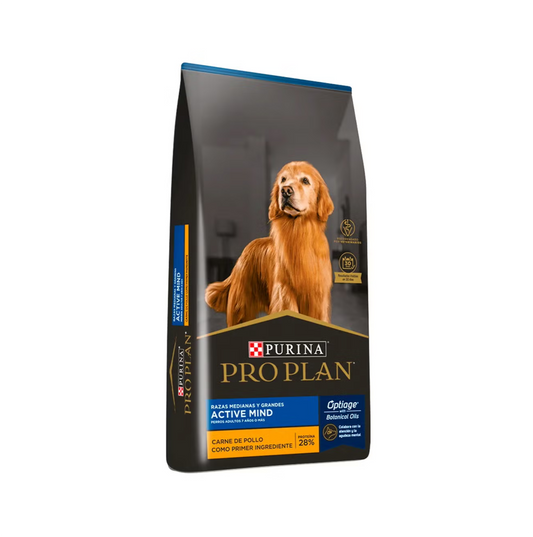 Pro Plan Active Mind Razas Medianas y Grandes - Alimento para Perros