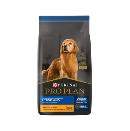 Pro Plan Active Mind Razas Medianas y Grandes - Alimento para Perros