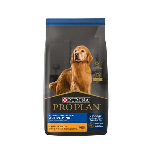 Pro Plan Active Mind Razas Medianas y Grandes - Alimento para Perros