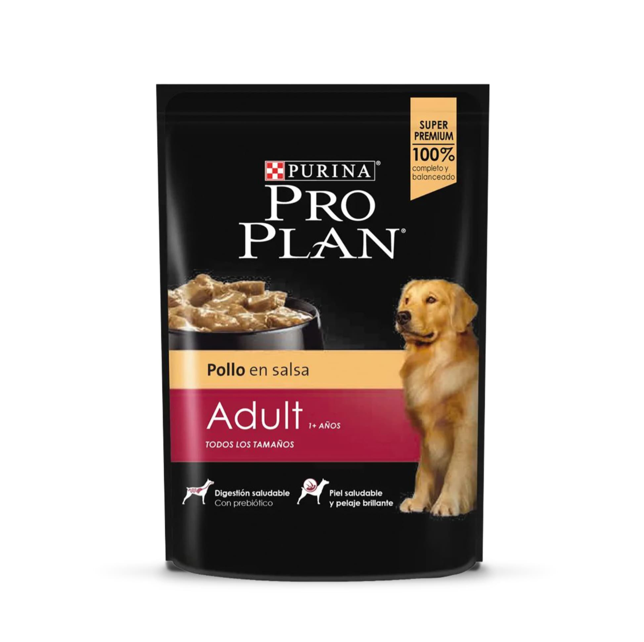 Pro Plan Pouch Adulto Pollo - Alimento Húmedo para Perros