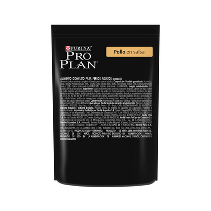 Pro Plan Pouch Adulto Pollo - Alimento Húmedo para Perros