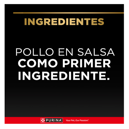 Pro Plan Pouch Adulto Pollo - Alimento Húmedo para Perros
