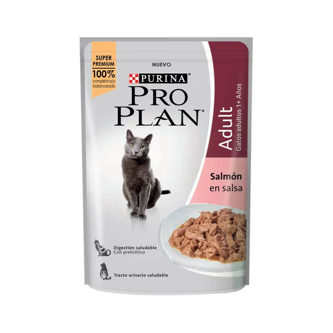 Pro Plan Pouch Gato Adulto Salmón - Alimento Húmedo para Gatos