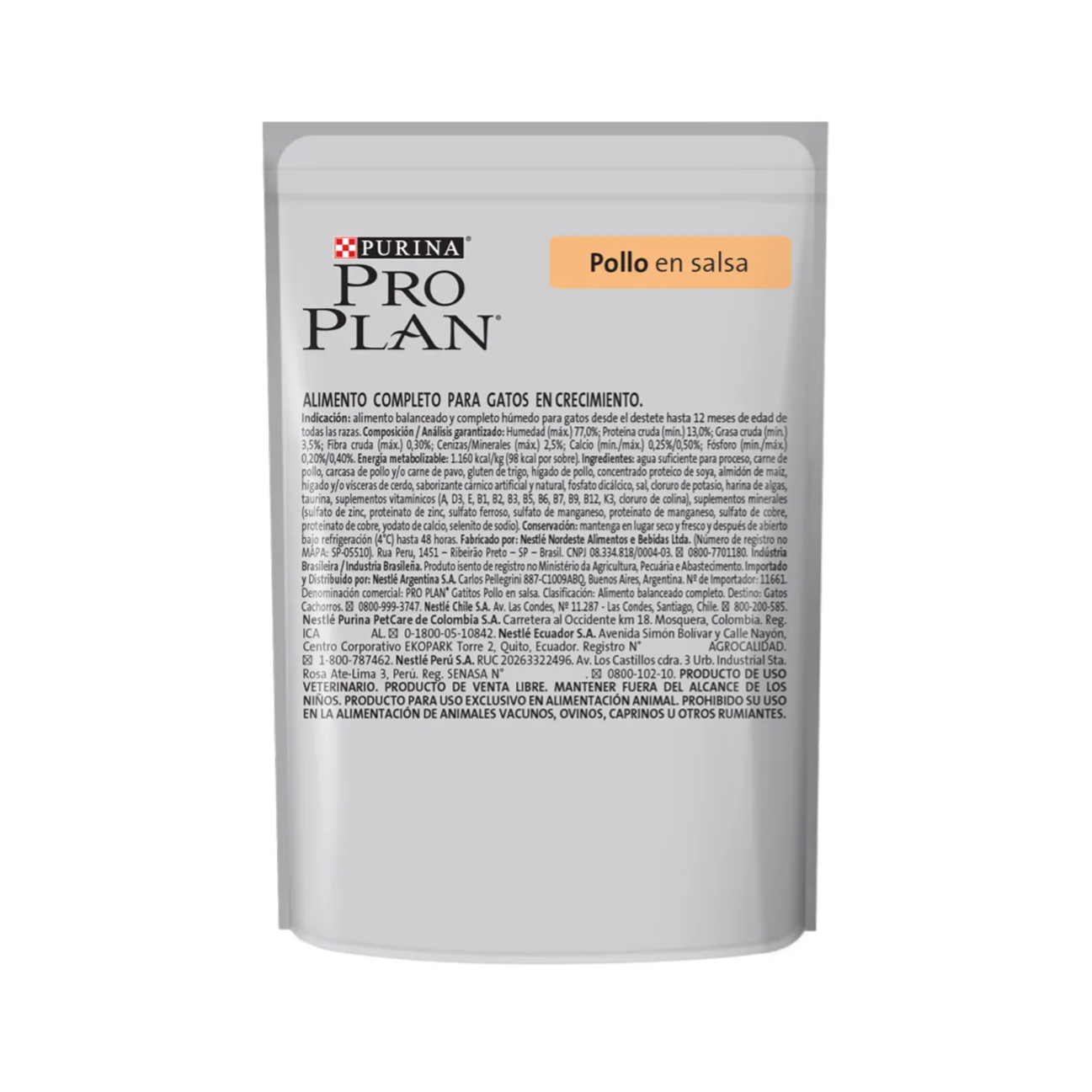 Pro Plan Pouch Kitten Pollo en Salsa - Alimento Húmedo para Gatos