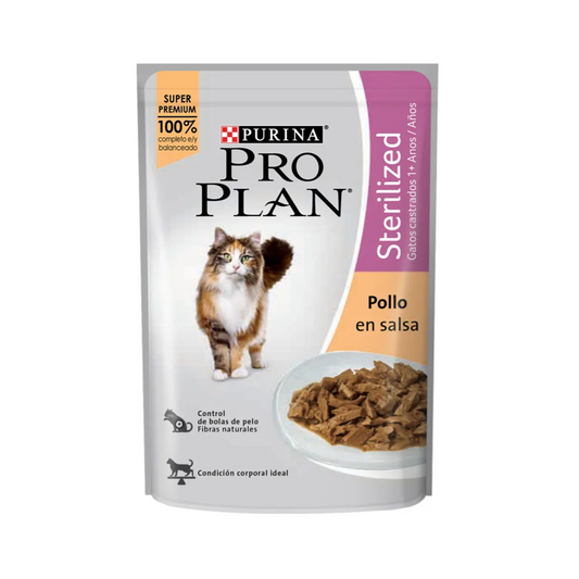 Pro Plan Pouch Cat Sterilized - Alimento Húmedo para Gatos