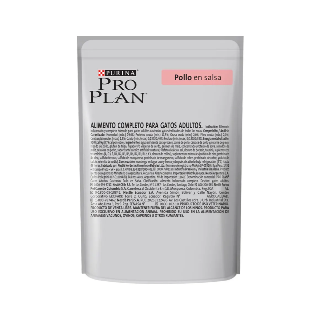 Pro Plan Pouch Cat Sterilized - Alimento Húmedo para Gatos