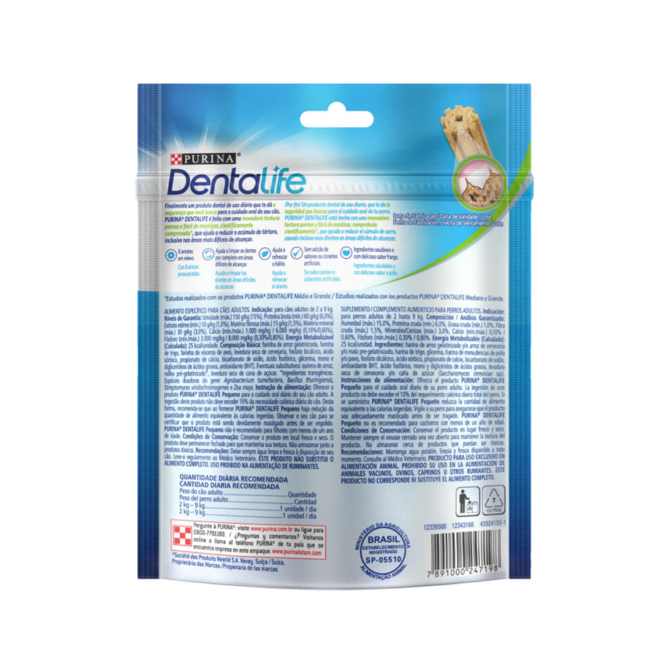 Purina Dentalife Razas Pequeñas - Snacks para Perros