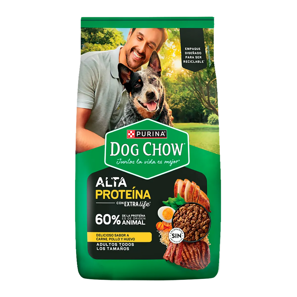 Purina Dog Chow Adultos Alta Proteína - Comida para Perros