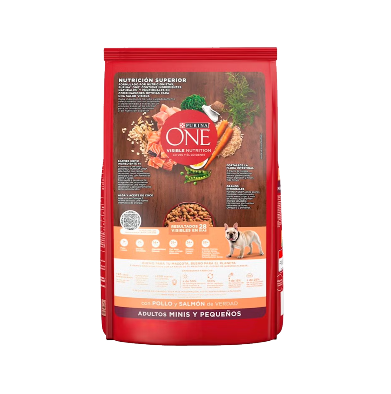 Purina One Adultos Minis y Pequeños Pollo y Salmón - Alimento Perros