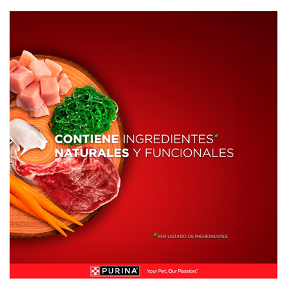 Purina One Adultos Minis y Pequeños Pollo y Salmón - Alimento Perros