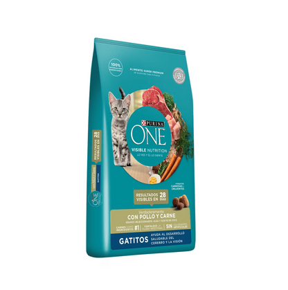 Purina One Gatitos Pollo y Carne - Alimento para Gatos