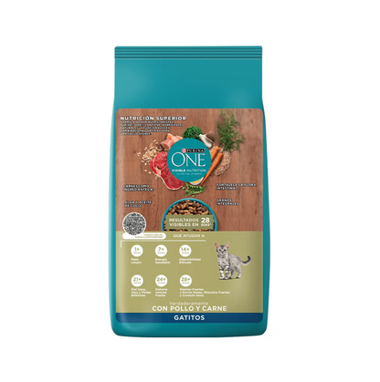 Purina One Gatitos Pollo y Carne - Alimento para Gatos
