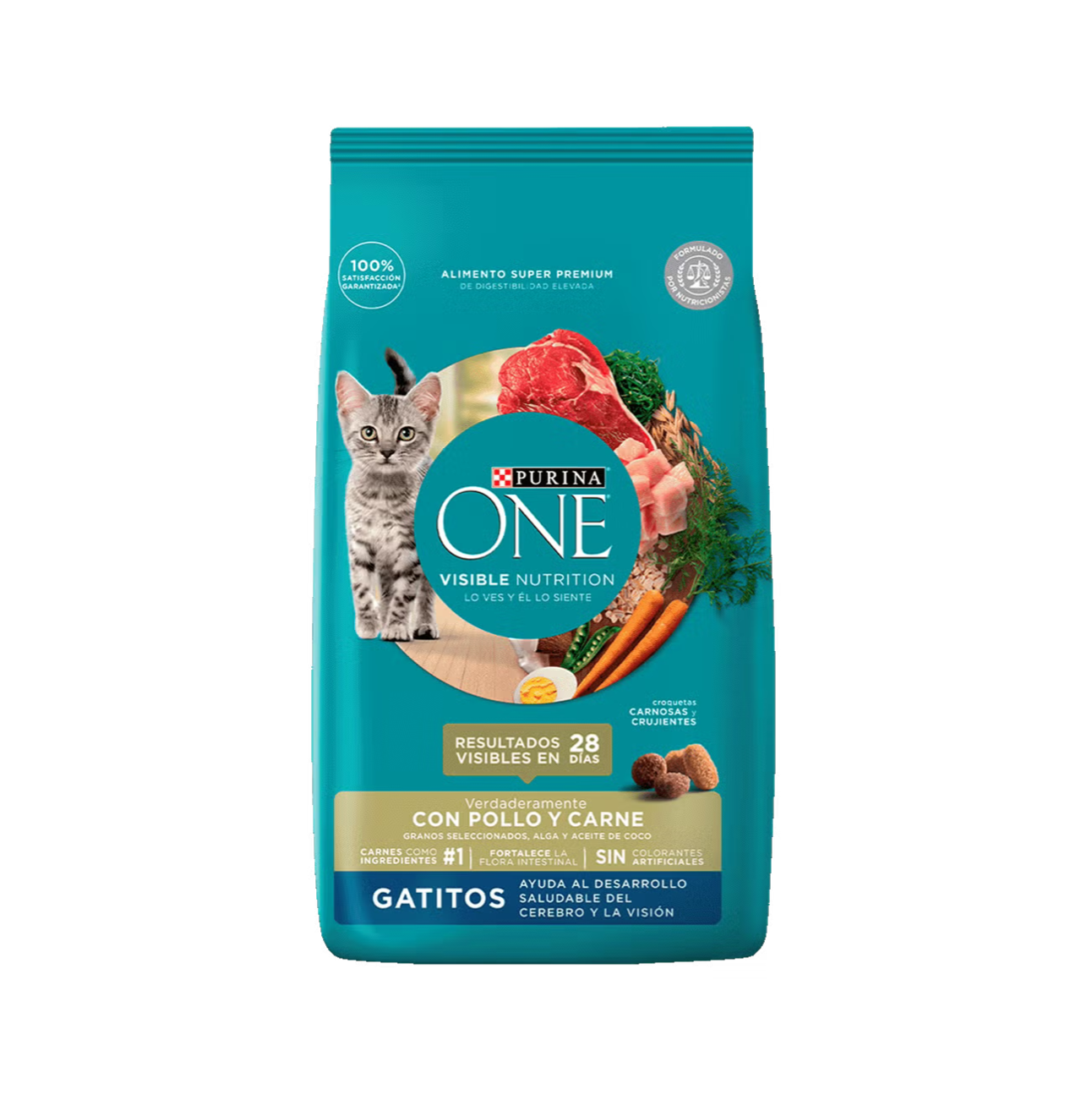 Purina One Gatitos Pollo y Carne - Alimento para Gatos