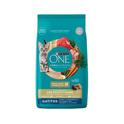 Purina One Gatitos Pollo y Carne - Alimento para Gatos