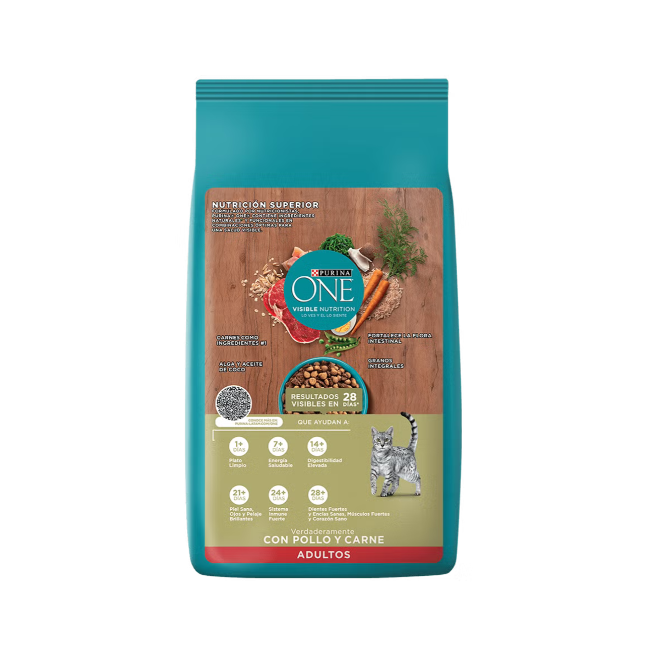 Purina One Gato Adulto Pollo y Carne - Alimento para Gatos