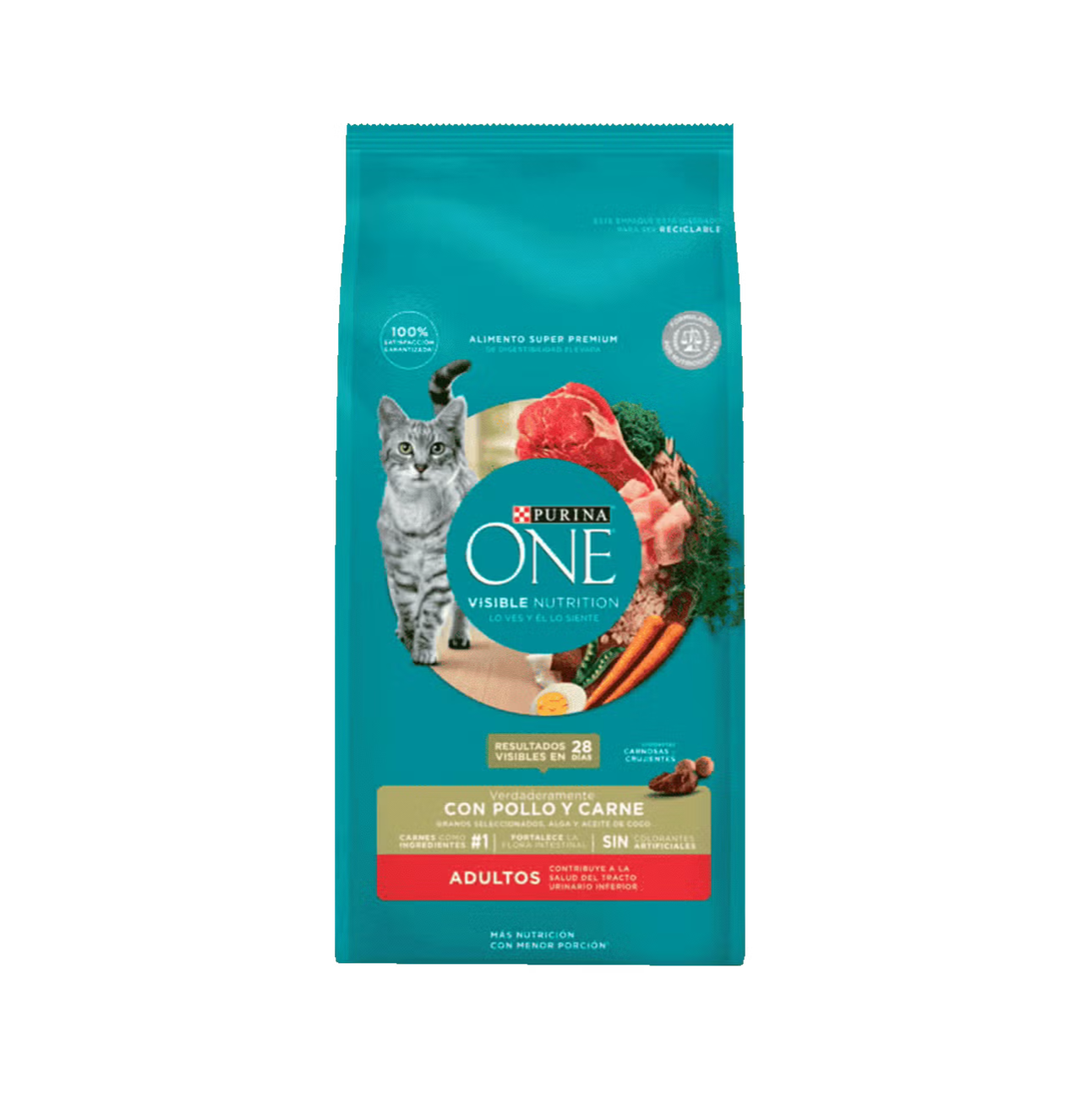 Purina One Gato Adulto Pollo y Carne - Alimento para Gatos
