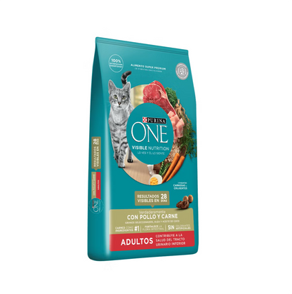 Purina One Gato Adulto Pollo y Carne - Alimento para Gatos