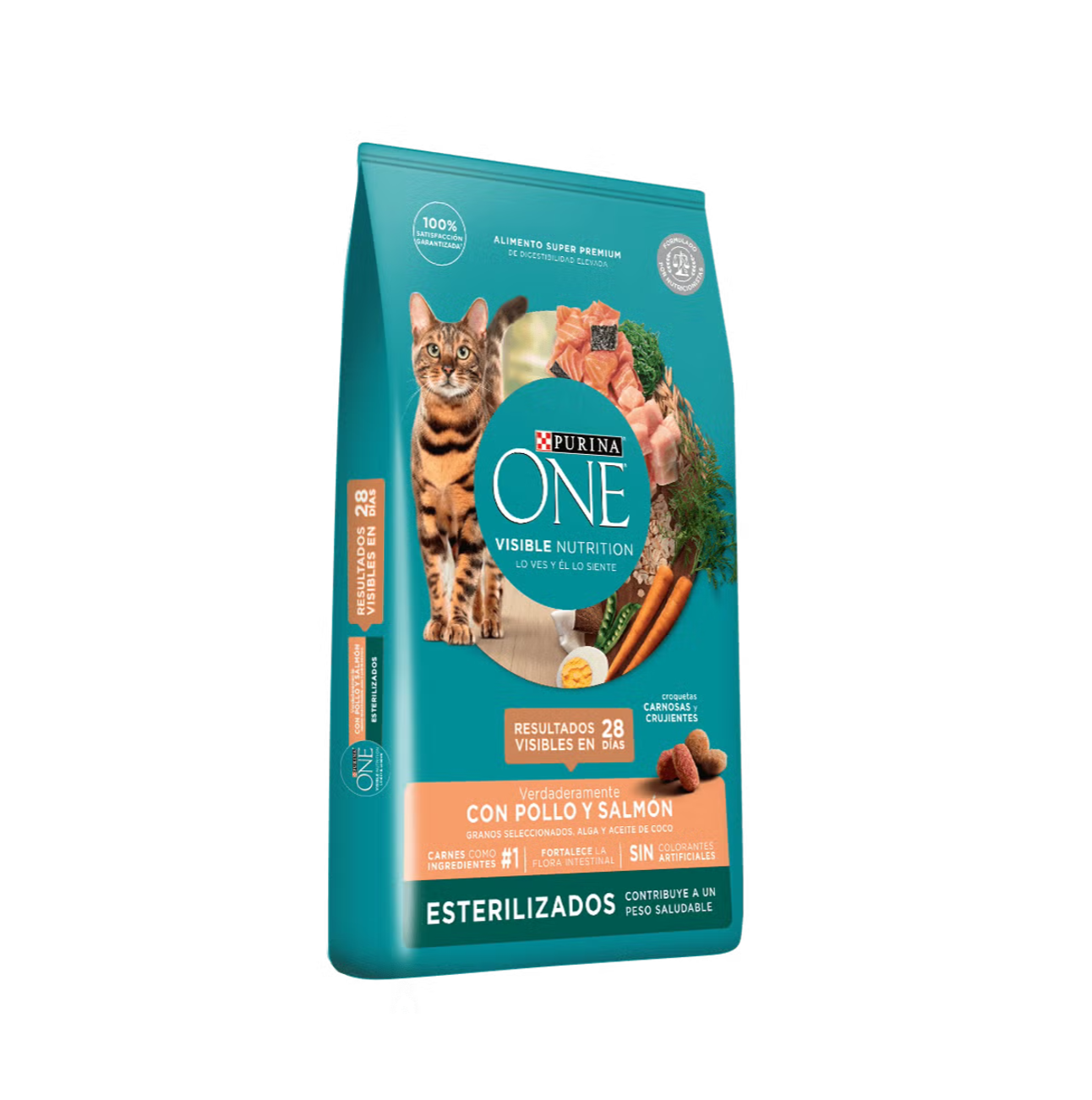 Purina One Gatos Esterilizados Pollo y Salmón - Alimento para Gatos