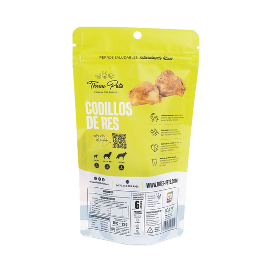 Three Pets Codillos de Res - Snacks para Perros