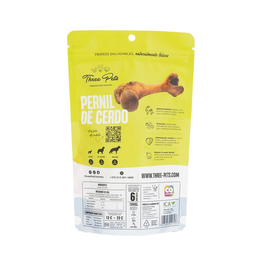 Three Pets Pernil de Cerdo - Snacks para Perros