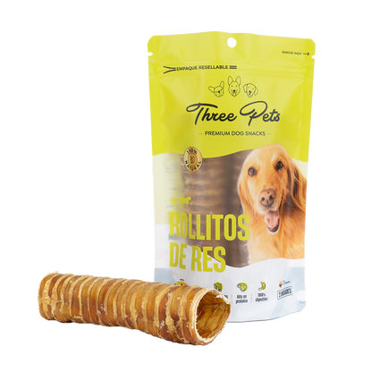 Three Pets Rollitos de Res - Snacks para Perros