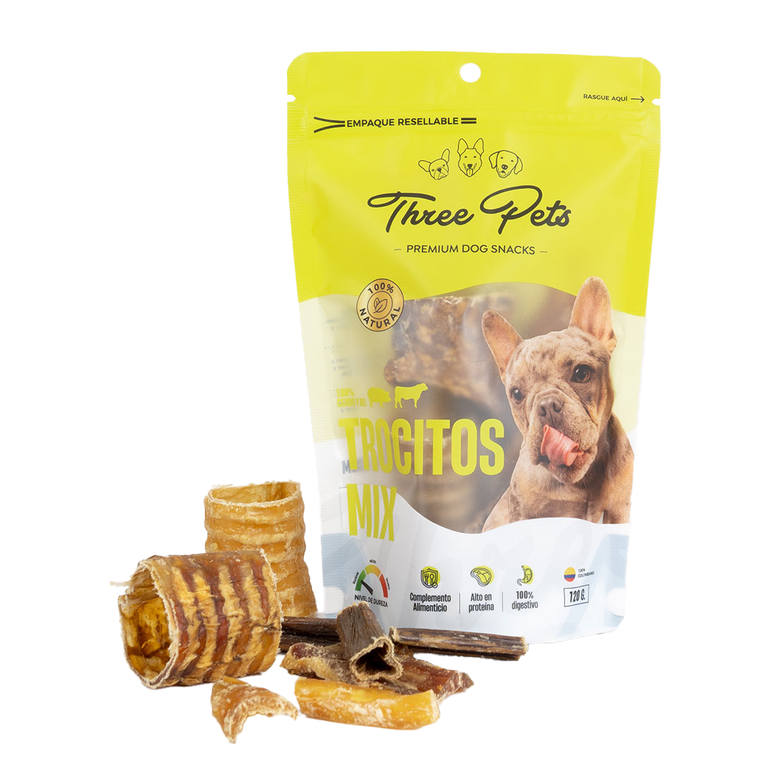 Three Pets Trocitos Mix - Snacks para Perros