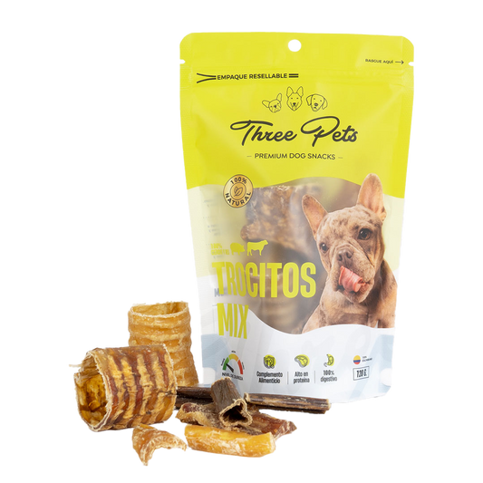 Three Pets Trocitos Mix - Snacks para Perros