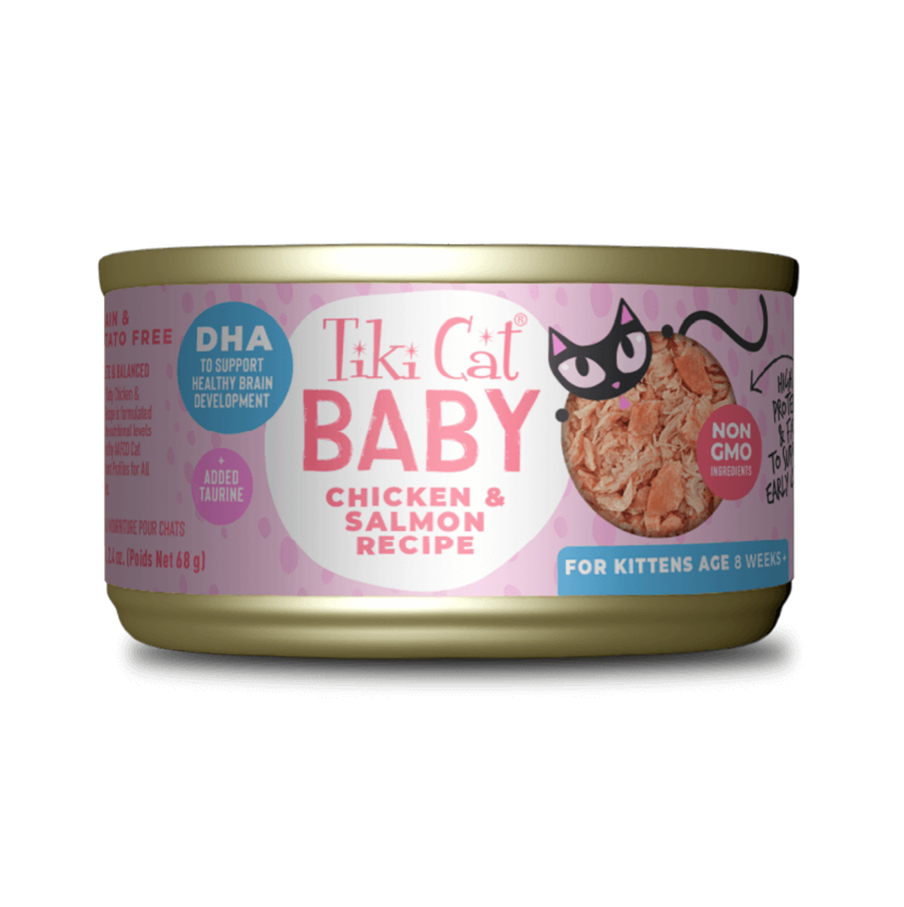 Tiki Cat Baby Chicken and Salmon Recipe - Alimento Húmedo para Gatos