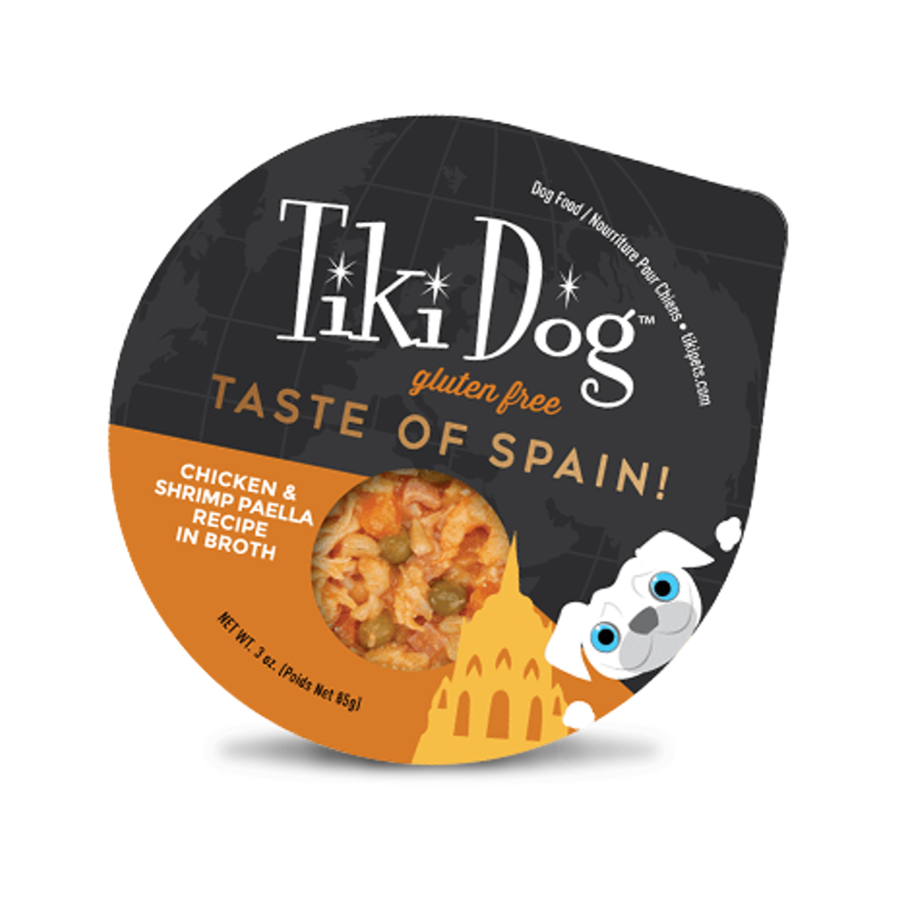 Tiki Dog Taste of Spain Chicken and Shrimp Paella - Alimento Húmedo para Perros