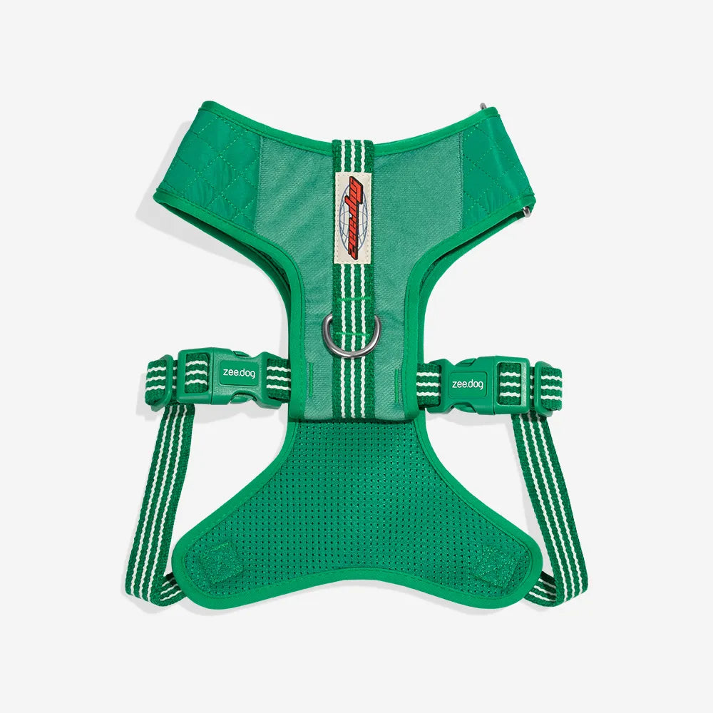Zee.Dog Adjustable Air Mesh Harness Velvet Vibes Vert - Arnes para Perros