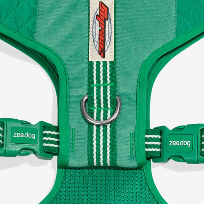 Zee.Dog Adjustable Air Mesh Harness Velvet Vibes Vert - Arnes para Perros