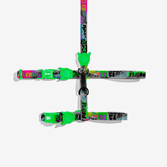 Zee.Cat Harness with Leash Manifesto - Arnés para Gatos