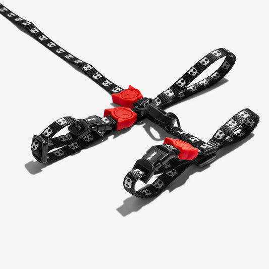 Zee.Cat Harness with Leash Skull - Arnés para Gatos