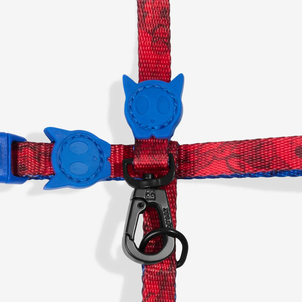 Zee.Cat Harness with Leash Spiderman - Arnés para Gatos